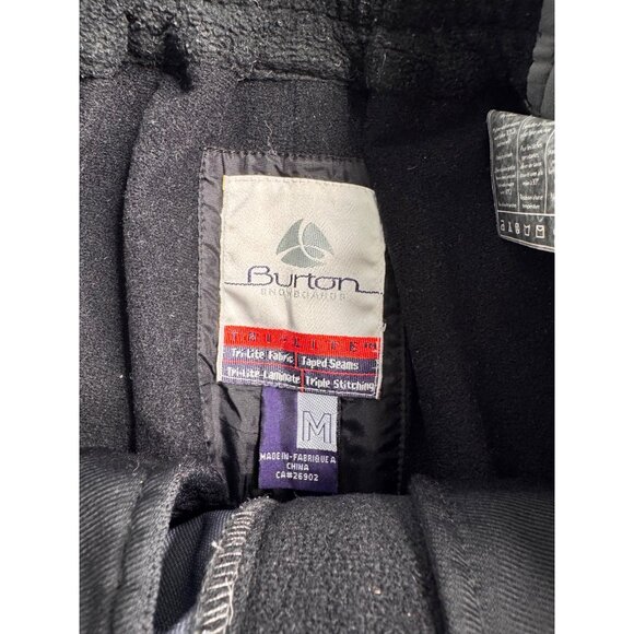 Burton Mens Snowboard Ski Pants SZ M Gray Waterproof Outdoor Adjustable - Picture 6 of 13